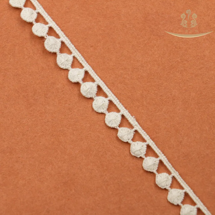 5 ярдов винтажная вышитая хлопковая лента с помпоном | Дом и сад