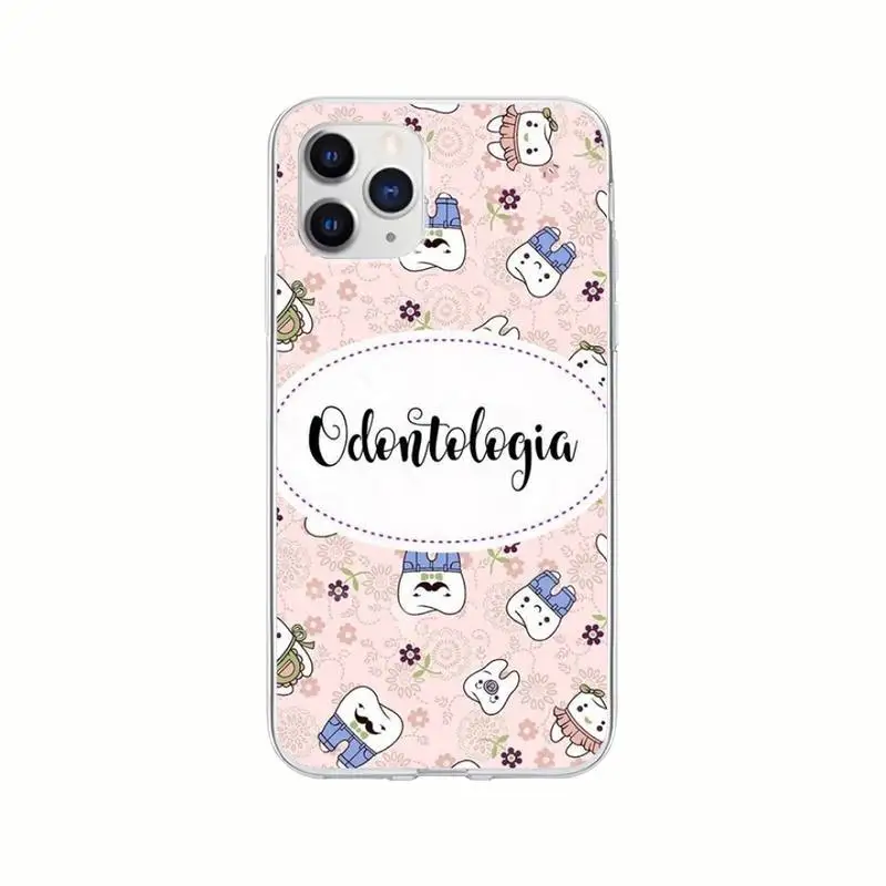 

Dental Implant Dentist Pattern Transparent Mobile Phone Cover For Huawei P20 P40 Lite P30 Pro P Smart 2019 Nova 3e Se Clear Case