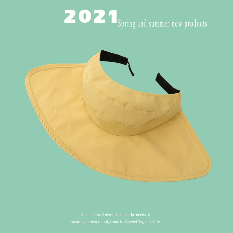 Панама женская летняя с большими полями и защитой от ультрафиолета шапка