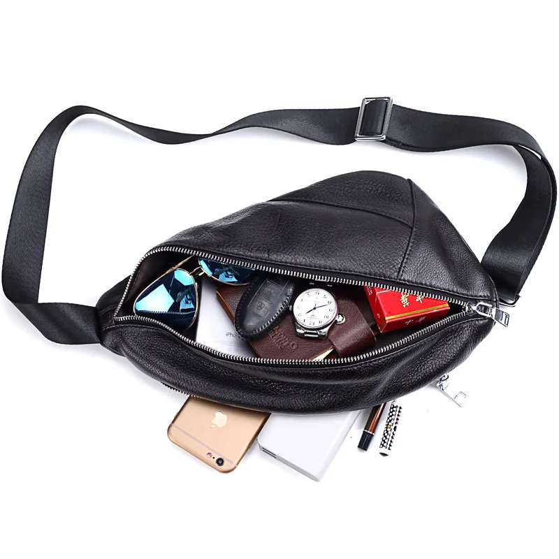 MISFITS 2020 Мужская поясная сумка новые поясные сумки из мягкой воловьей кожи