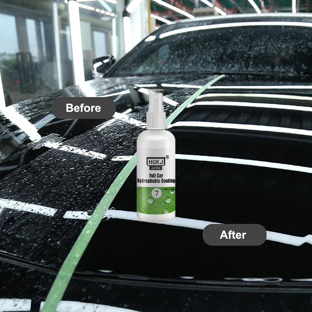 

Восковое нанопокрытие для автомобиля HGKJ, жидкое покрытие, гидрофобный спрей для окраски автомобиля
