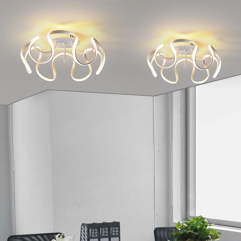 LICAN современные светодиодные потолочные лампы для спальни гостиной домашний