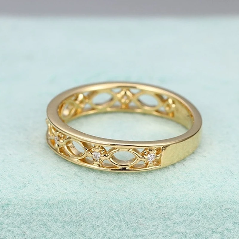 

Women Fashion Hollow out restoring ancient ways Crystal Trend Crisscross Rings Wedding Engagement Party Cocktail Jewelry Gift