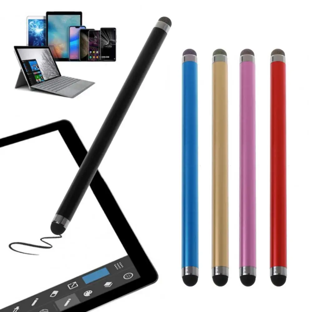 

Anti-fingerprints Portable Dual Nib Capacitive Touch Screen Stylus Pen Compatible for All Touch Screen Smartphones and Tablets