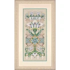 Коллекция Gold, Набор для вышивки крестиком, сэмплер для лилий с цветами DIM 35064