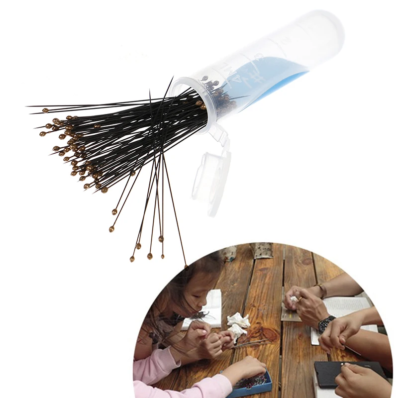 

100pcs Black Stainless Steel Insect Iins Specimen Pins for School Lab Education Wholesale