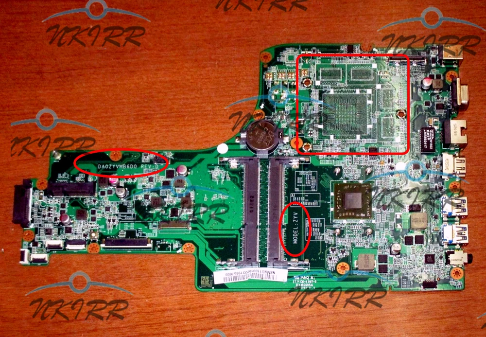 DA0ZYVMB6D0 ZYV NBMND11003 NB.MND11.003 A4-6210M Процессор DDR3 материнская плата для ноутбука ACER Aspire E5-721
