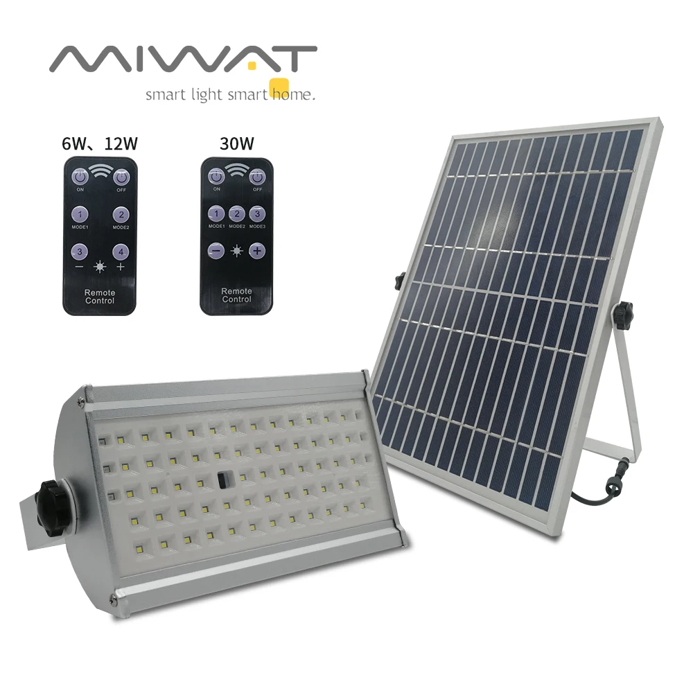 Светодиодный прожектор miват 6 Вт 12 30 Солнечный Прожектор IP65 водонепроницаемый