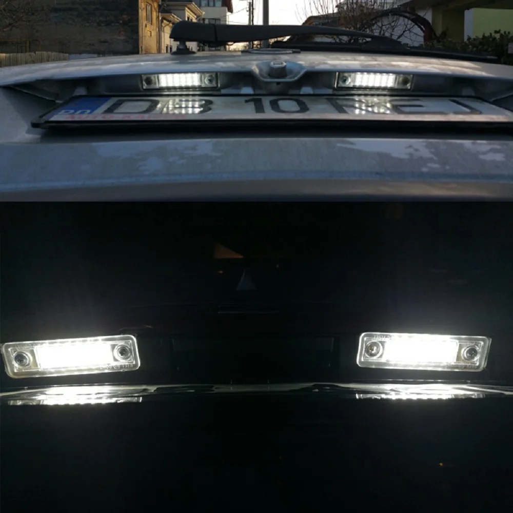 2 шт. для Vauxhall Opel Corsa B Astra F G Omega Zafira A Signum Vectra Автомобильный светодиодный номерной