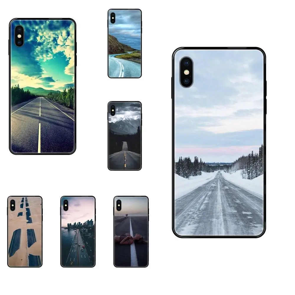 Чехол из ТПУ для Huawei Honor 6A 7A 7X 8C 8X 9 9A 9I 9X 10 10I 20 20I 20S Lite Pro Route 66 открытая дорога
