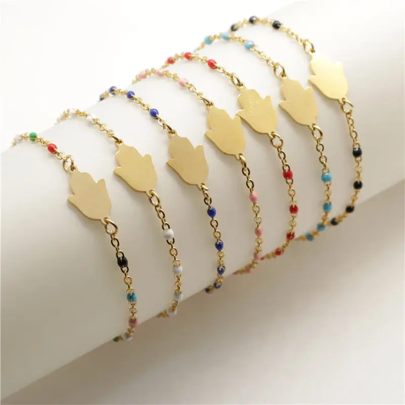 1 шт. новинка 2019 браслеты из нержавеющей стали звеньевая кабельная цепочка