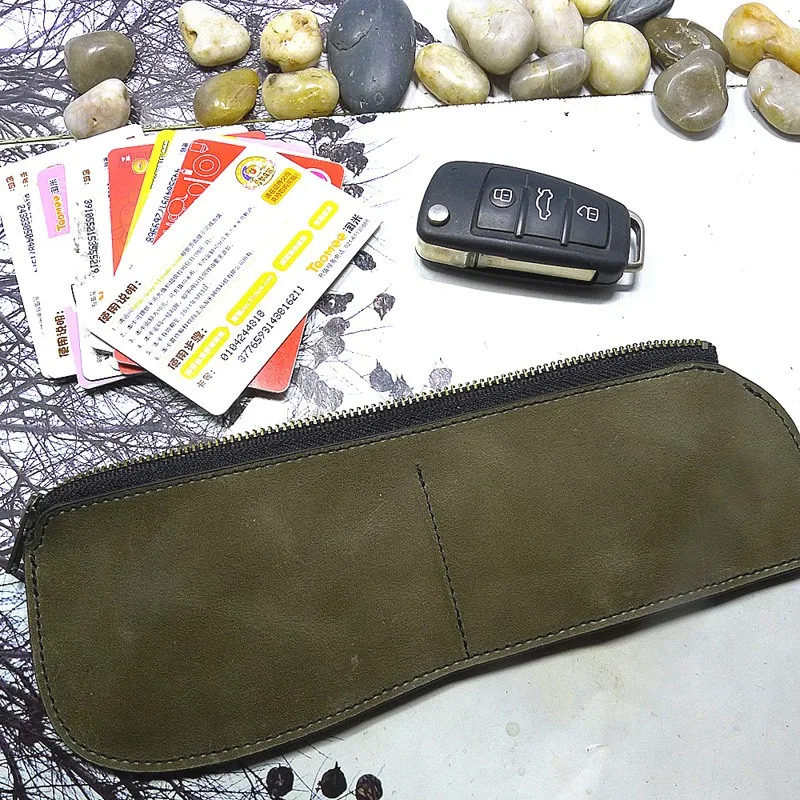 Ультратонкий кожаный поясной кошелек на молнии для мужчин и женщин |