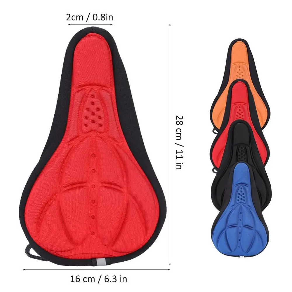 Мягкое 3d седло для велосипеда удобное поролоновое сиденье Аксессуары