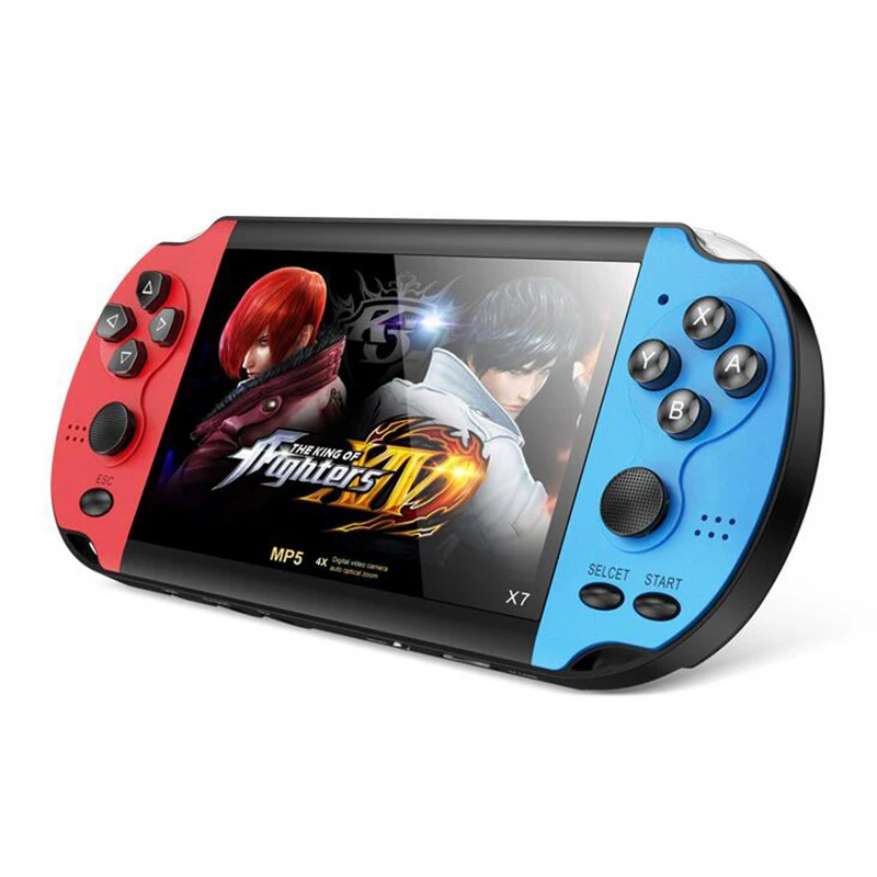 Red/Bue/Red-Blue Portable Retro 4.3-inch Screen Handheld Video Game Console Player Built-in 10000+ Games Audio Ebook | Электроника