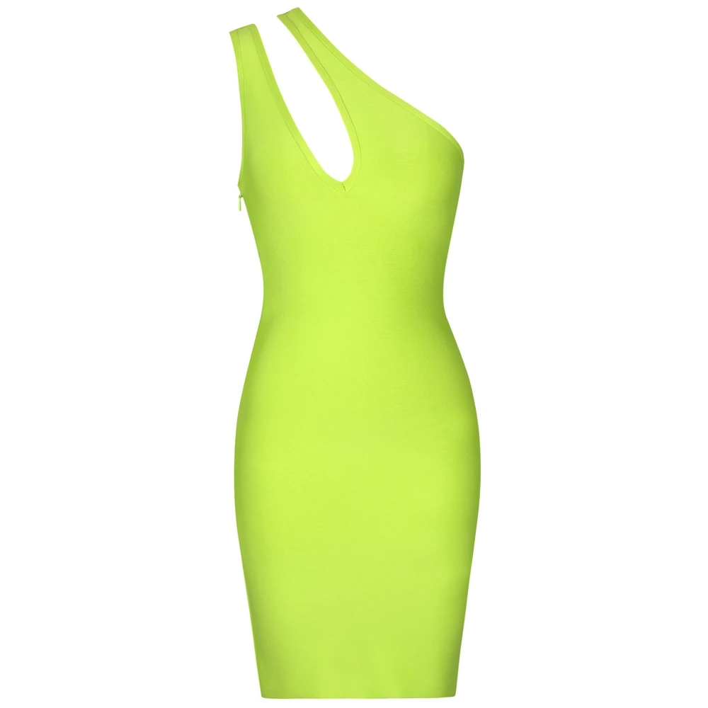 Олень леди Vestidos Бандажное платье вечерние платья 2019 Новый неоновая