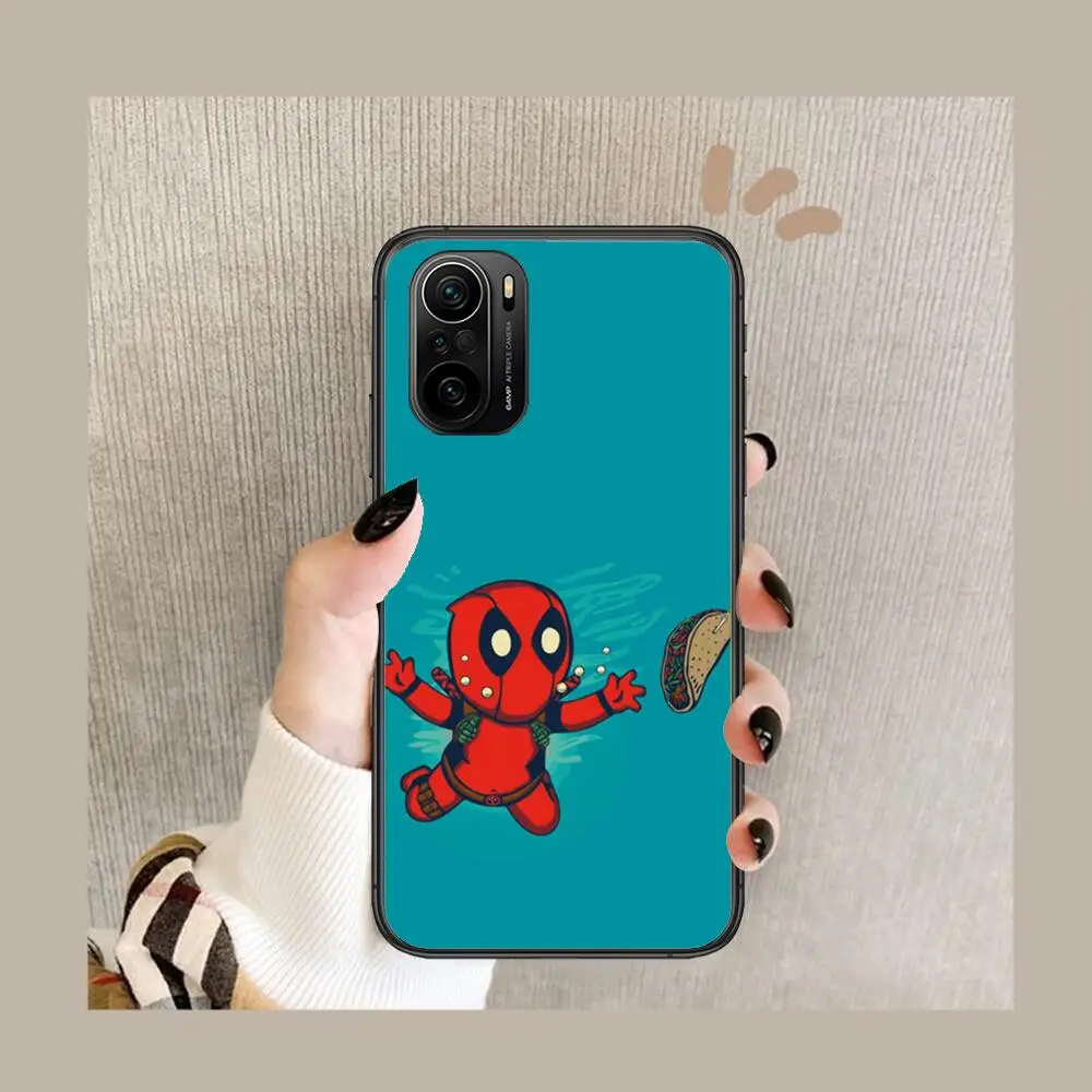 Deadpool Marvel Spider-Man Phone Case For xiaomi redmi POCO F1 F2 F3 X3 Pro M3 9C 10T Lite NFC Black Cover Silicone Back Prett m