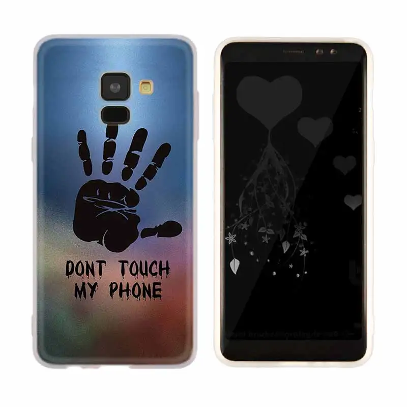 Не трогай мой чехол для телефона Samsung Galaxy A10 A11 A20E A31 A40 A41 A40S A10S A51 A3 A5 A7 A8 Plus 2016 A207 A2018 CORE Soft on.