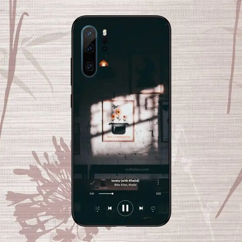 

Aesthetics songs lyrics Aesthetic Phone Case For Huawei P20 P30 P40 lite Pro P Smart 2019 Mate 10 20 Lite Pro Nova 5t