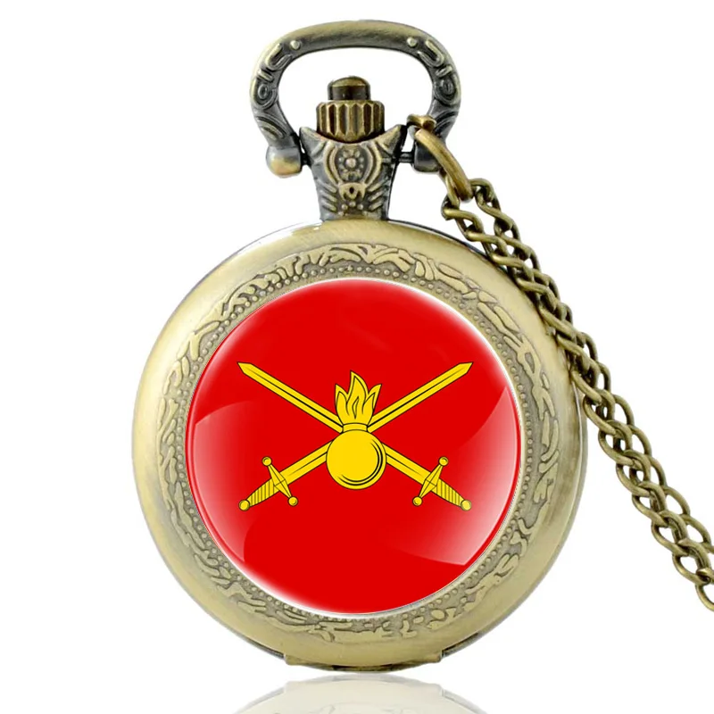 

Vintage CHITUO Classic Russian Ground Forces Eagle Badge Glass Dome Pocket Watch Men Women Military Pendant Jewelry Gifts