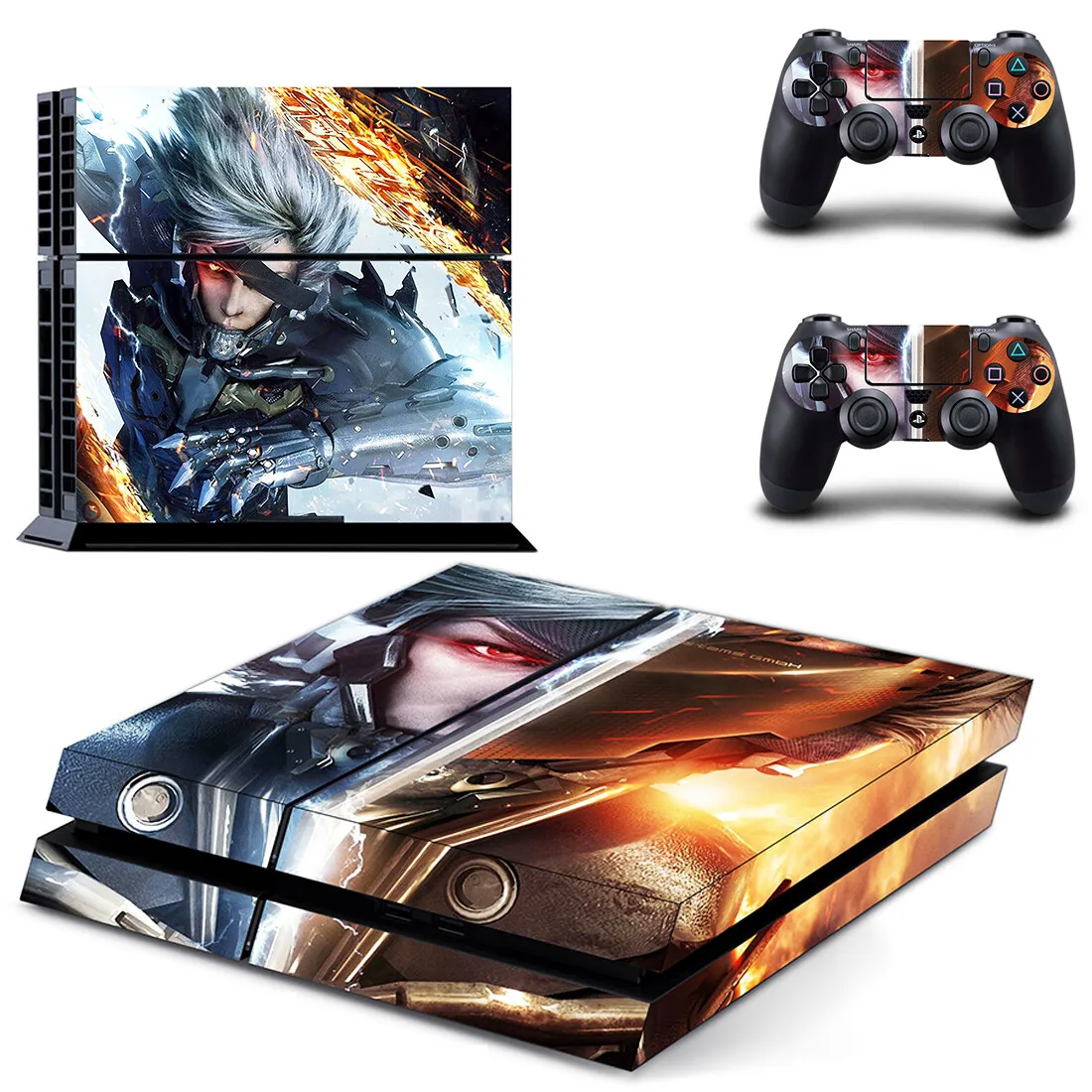 Металлическая Шестерня Твердые наклейки для PS4 s Play station 4 PlayStation консоль и