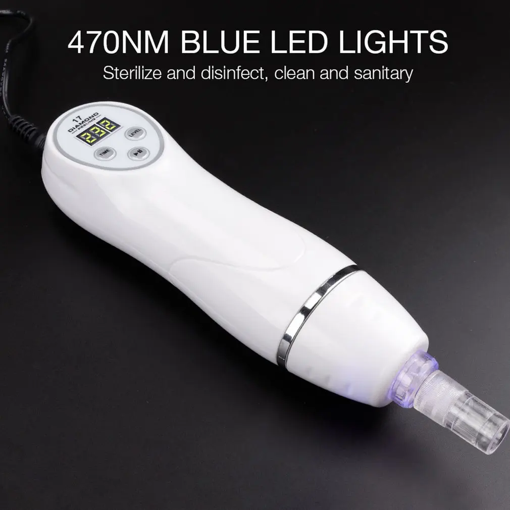 

Portable Beauty Instrument Diamond Exfoliating Dermabrasion Blackhead Facial Massage Cleaner Sunction Skin Cleansing