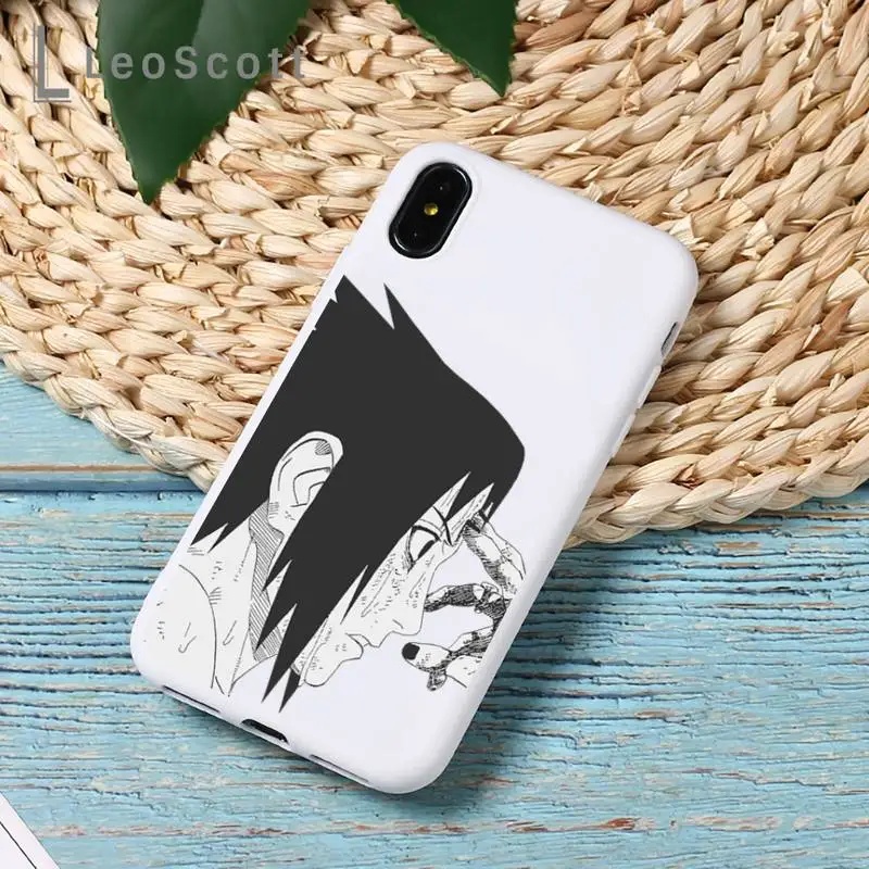 

Anime Naruto Uchiha Itachi Kakashi Sasuke Phone Case Candy Color for iPhone 11 12 mini pro XS MAX 8 7 6 6S Plus X 5S SE 2020 XR