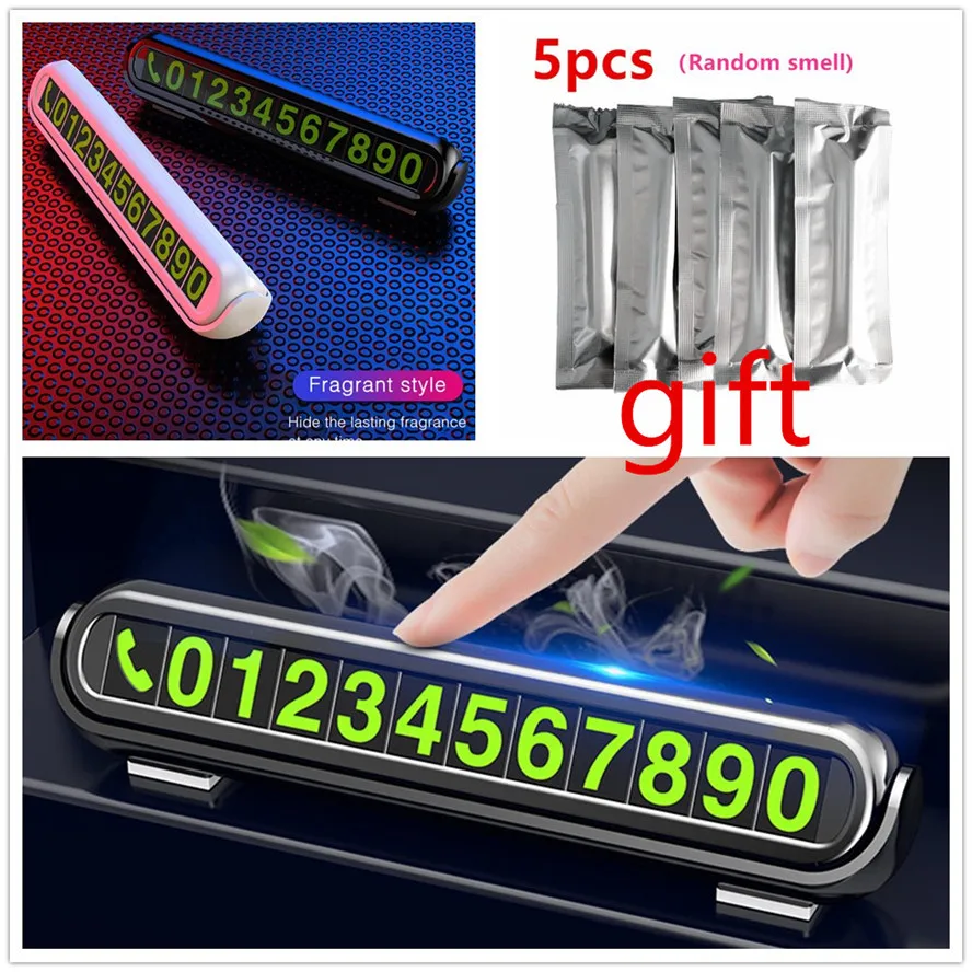 Автомобильная карточка для временной парковки номер освежителя воздуха Mercedes Benz