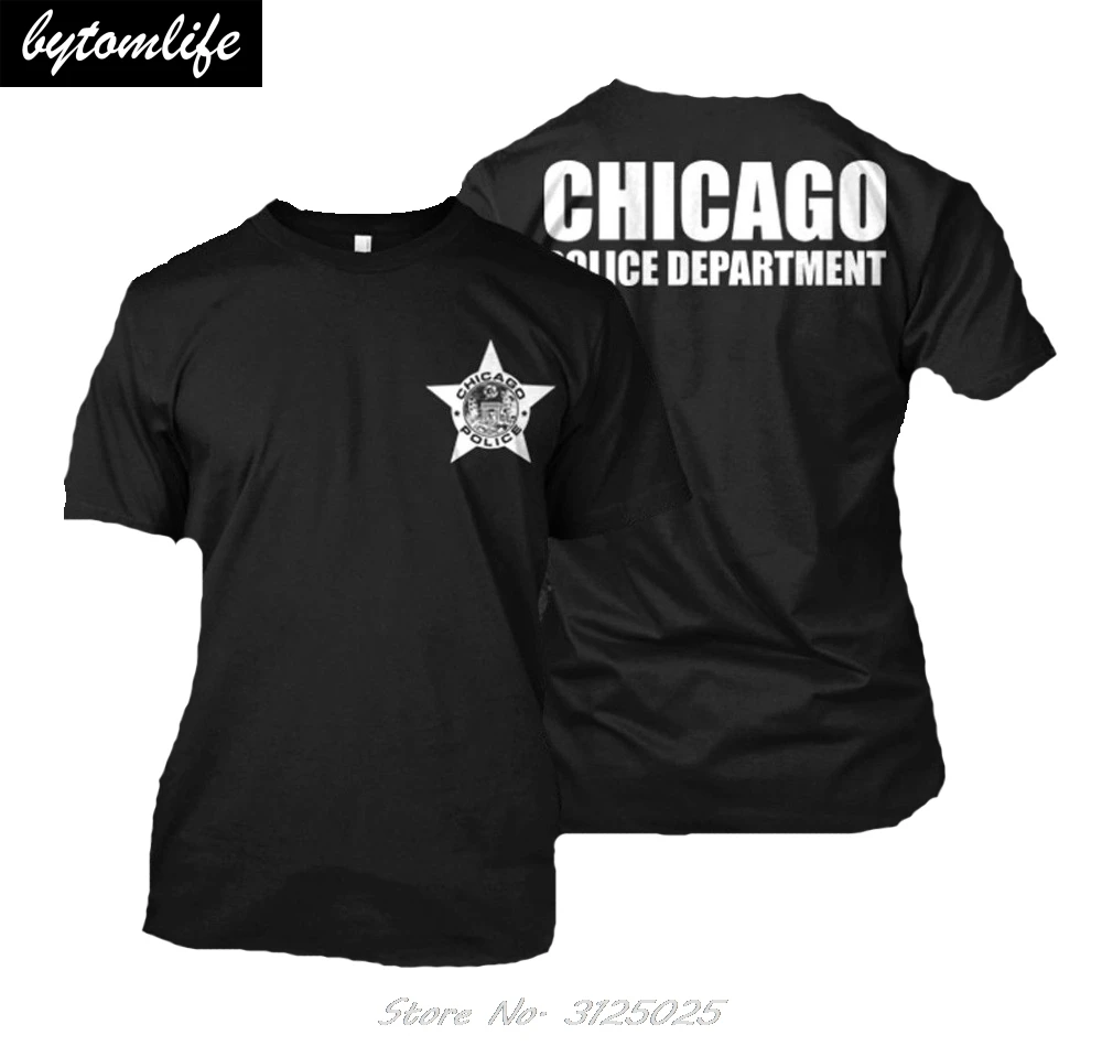 

Designs Mens Tshirt Tops Summer Cool Funny T-Shirt Chicago Police Department - Custom Men'S T-Shirt Tee Fitness T-Shirt