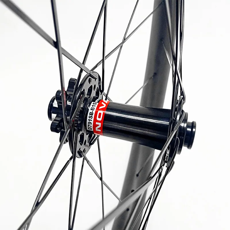27.5er disc wheel tubeless carbon XC/AM 33.5x25mm asymmetry mtb front bike novatec D791SB 110x15mm pillar 1423 | Спорт и развлечения