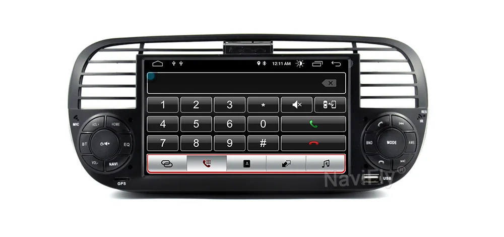 NaviFly ips экран DSP 2 din android 9,0 автомобильный multimidia gps навигатор для FIAT 500 аудио радио авто стерео аудио автомобиля