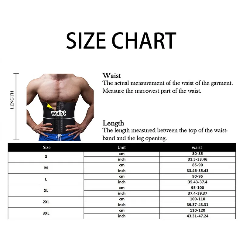 

KANCOOL Men Belt Neoprene Man Shaper Male Waist Trainer Cincher Corset Men Body Modeling Belt Slimming Strap Fitness Shapewear