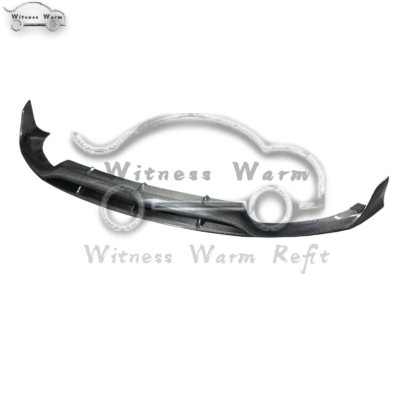 Для Mercedes-Benz c Class W205 C200 C300 2014-2018 передний бампер из углеродного волокна