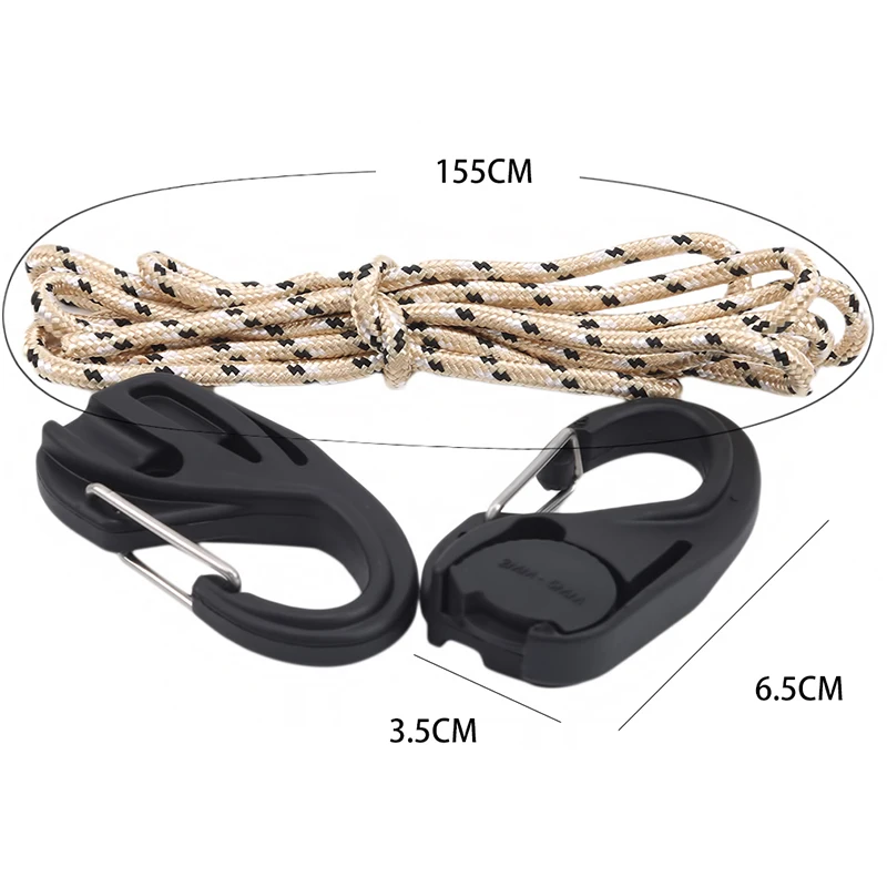 

1pc Stainless Steel Carabiner With Lock Mini Keychain Hook Anti-theft Outdoor Camping Backpack Buckle EDC Tool