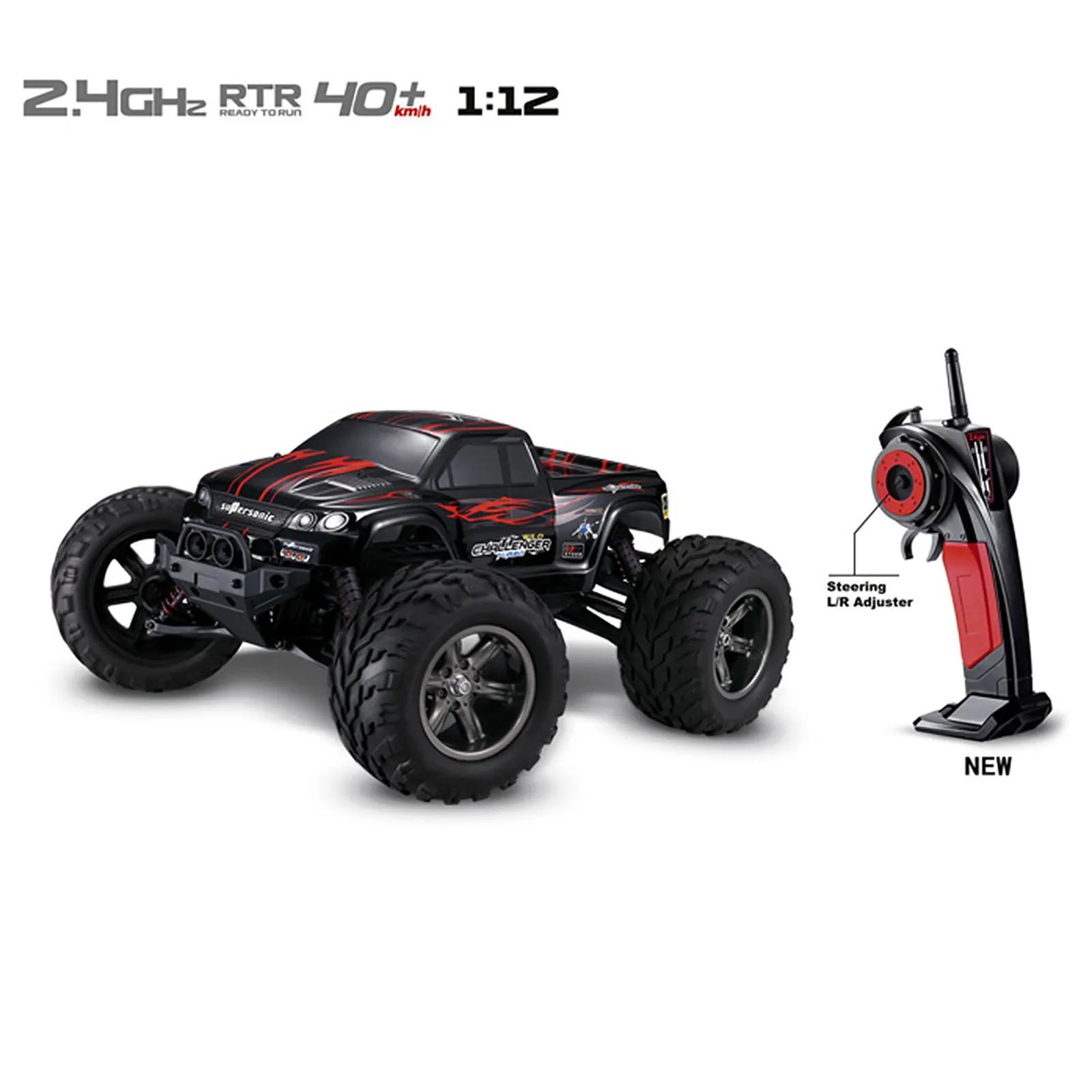 

1/12 High Speed Remote Controlled TRACK 40+MPH Scale RC Car 2.4Ghz 2WD For Boy Children Gift Bithday Christmas Gift 2021 New