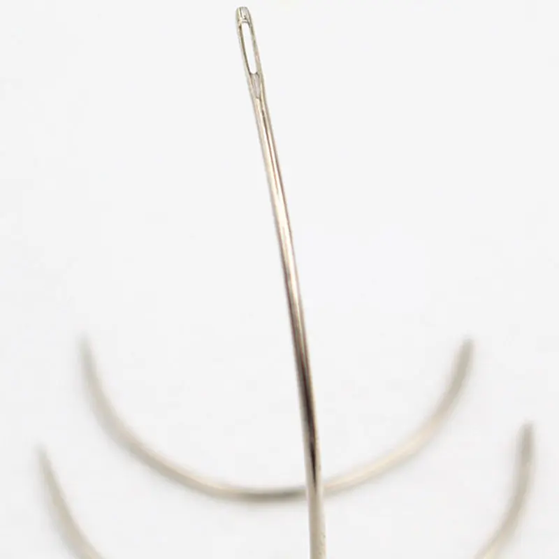 

Large C Shape Curved Needles Wig making crochet braids ventilating Hair weaving needle Four Size Multipurpose Special Needle