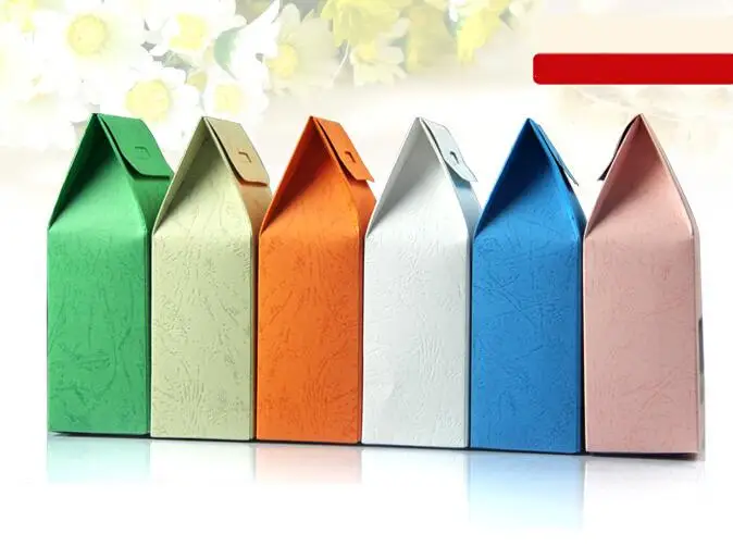 10pcs Stand up Clear window Bag Standing Colored Paper Box Snack Candy Cookie Treat For Party DIY Favor Gift Packaging | Дом и сад