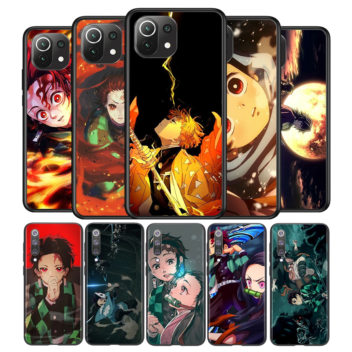 

Demon Slayer Kimetsu No Yaiba Silicone Cover For Xiaomi Mi Note 11 11T 11i 10i 10T 10 9 9T 9 SE Lite Pro Ultra Phone Case