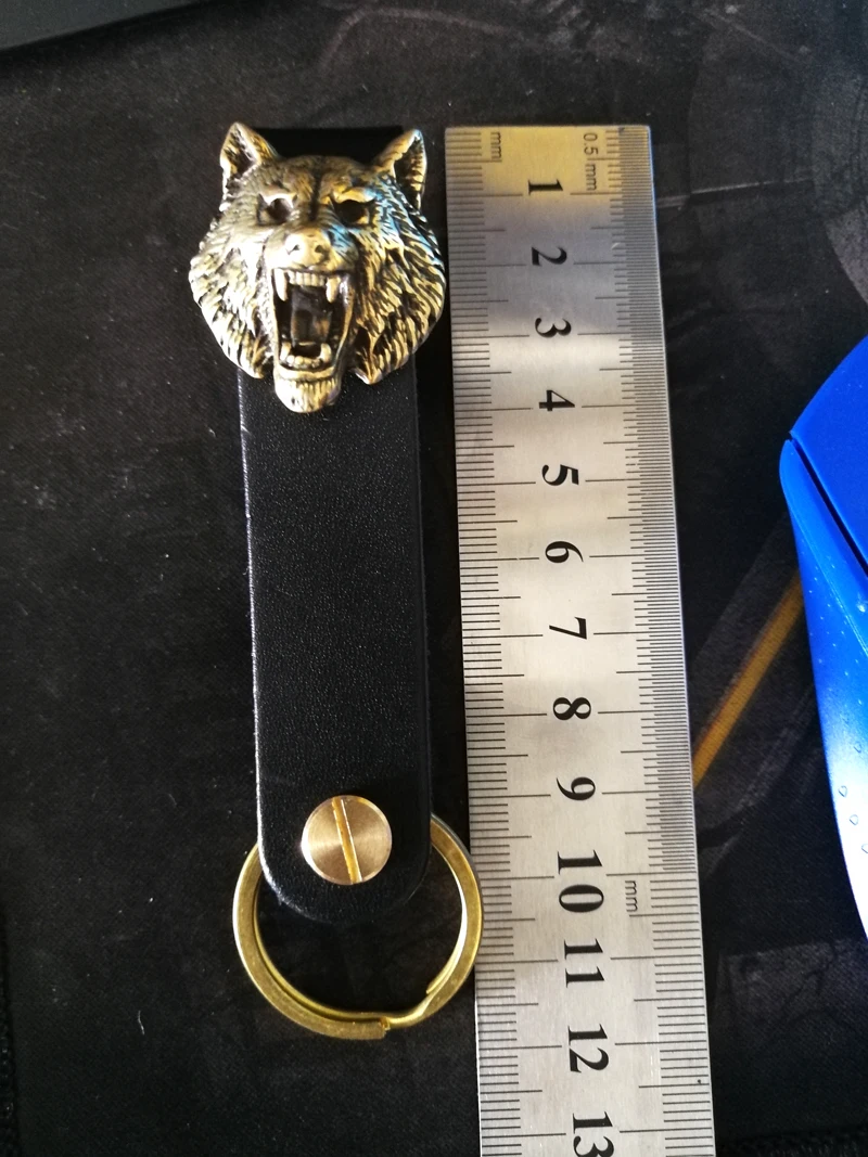 Очень красивый латунный брелок для ключей ручной работы 1 комплект|Пряжки и