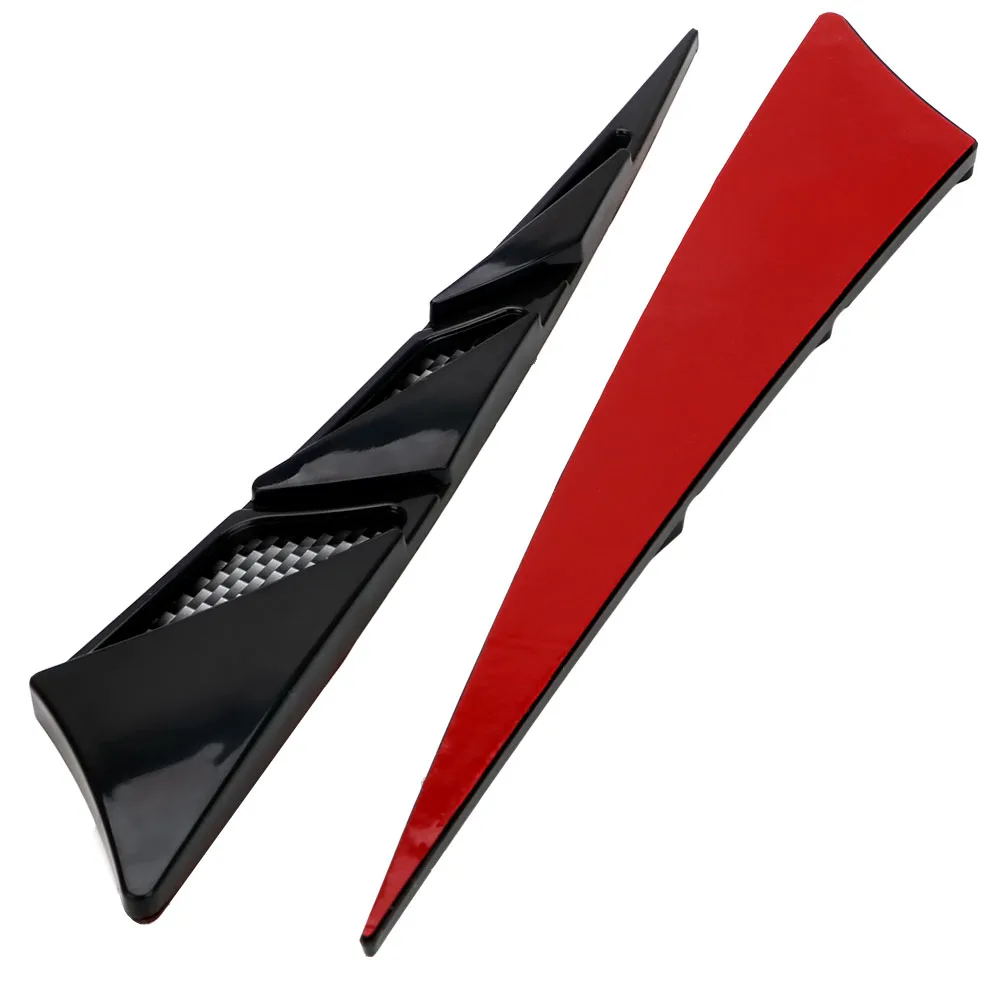 1 пара наклеек для внешнего украшения автомобиля на капот черные универсальные