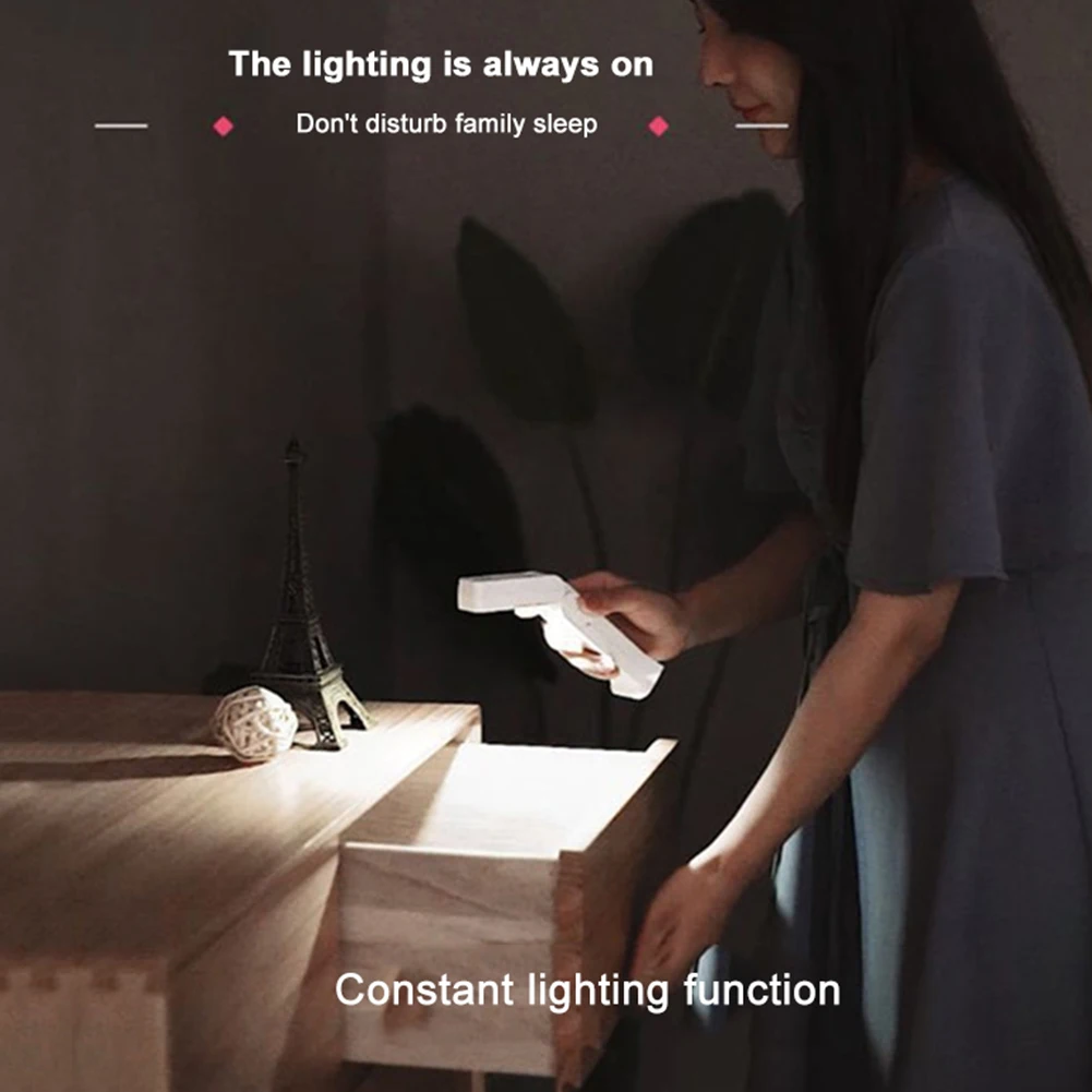 

LED Human Body Induction Night Light USB Rechargeable Portable Corridor Lamps Cabinet Wall Lamps Bedroom Sleeping Light