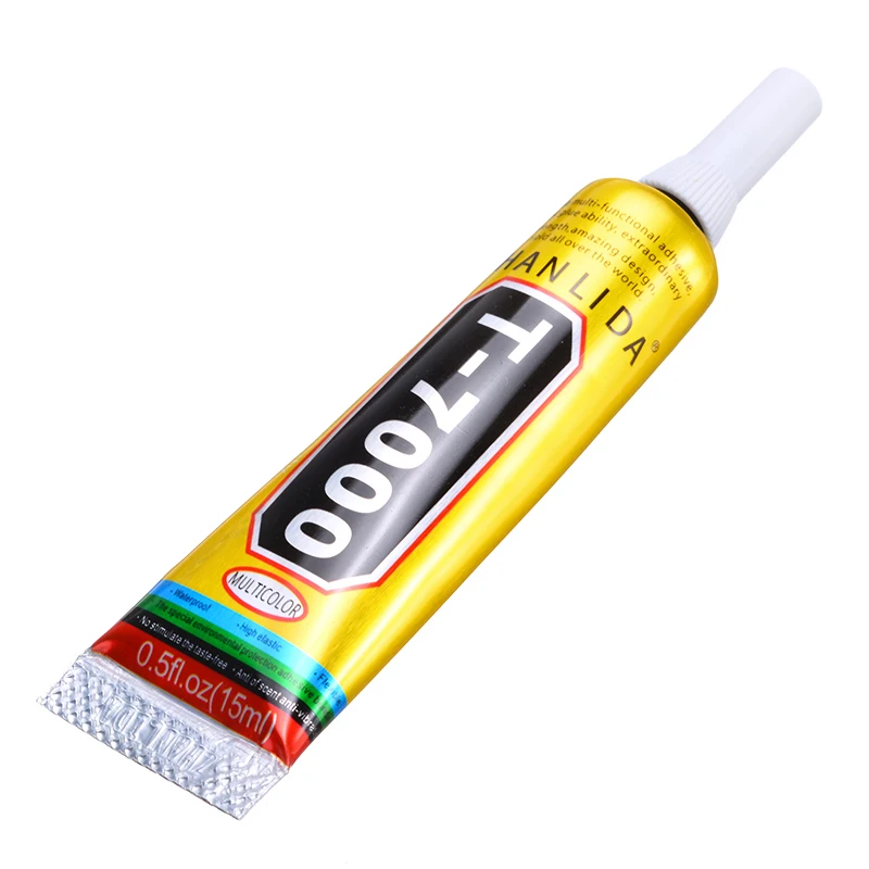 

1PC T7000 15ml Black Super Glue Speaker Parts Smartphone Frame Surrounds Repair Multipurpose Crafts Metal Fabric Glass Adhesives