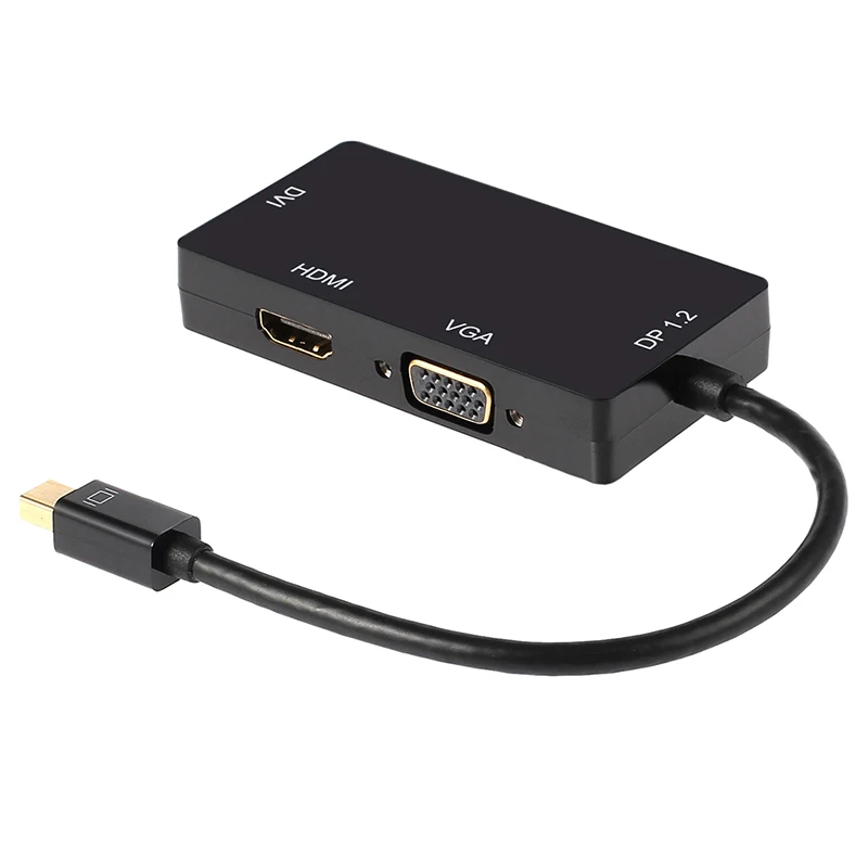 Mini Display Port Thunderbolt to DVI VGA HDMI адаптер для Pro Mac Air | Лампы и освещение