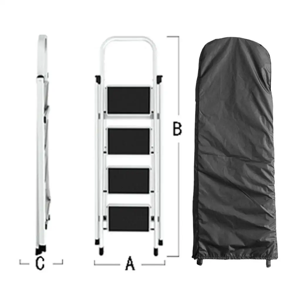 

4 Sizes Portable Folding Ladder Dust Cover Outdoor Step Ladder Waterproof Sun Protective Case With Drawstring Storage Cover