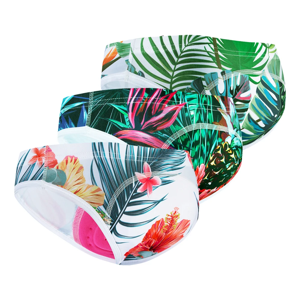 

WOSAWE Women Cycling Underwear Shorts 3D GEL Padded Triangle Shorts Cycling Underpants Breathable Underwear Tattoos Bike Riding