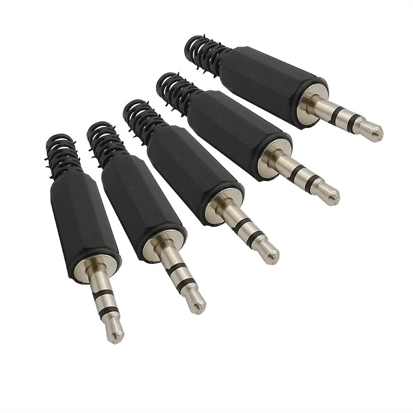 Соединители для наушников паяного типа 3 5 мм штекер стерео аудио наушники