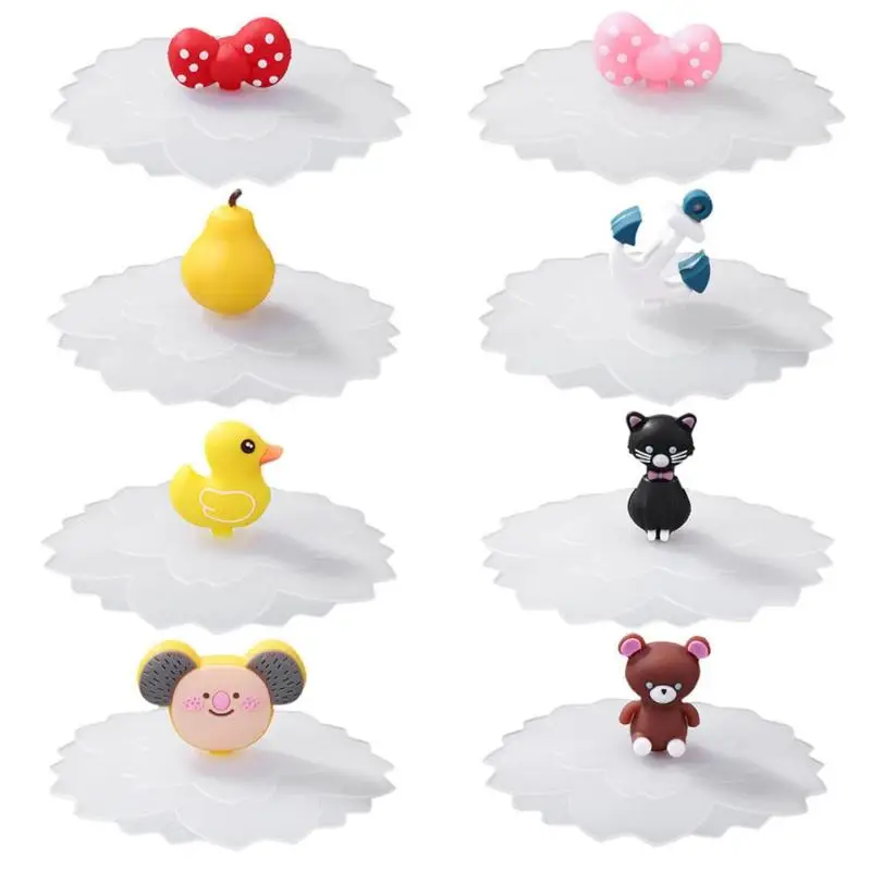 Силиконовая крышка чашки для питьевой воды защита от пыли уплотнение стеклянные