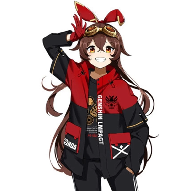 

Genshin-Chaqueta de длинная манга для косплея, кардиган с модным цветом, угловая одежда, длинная Манга