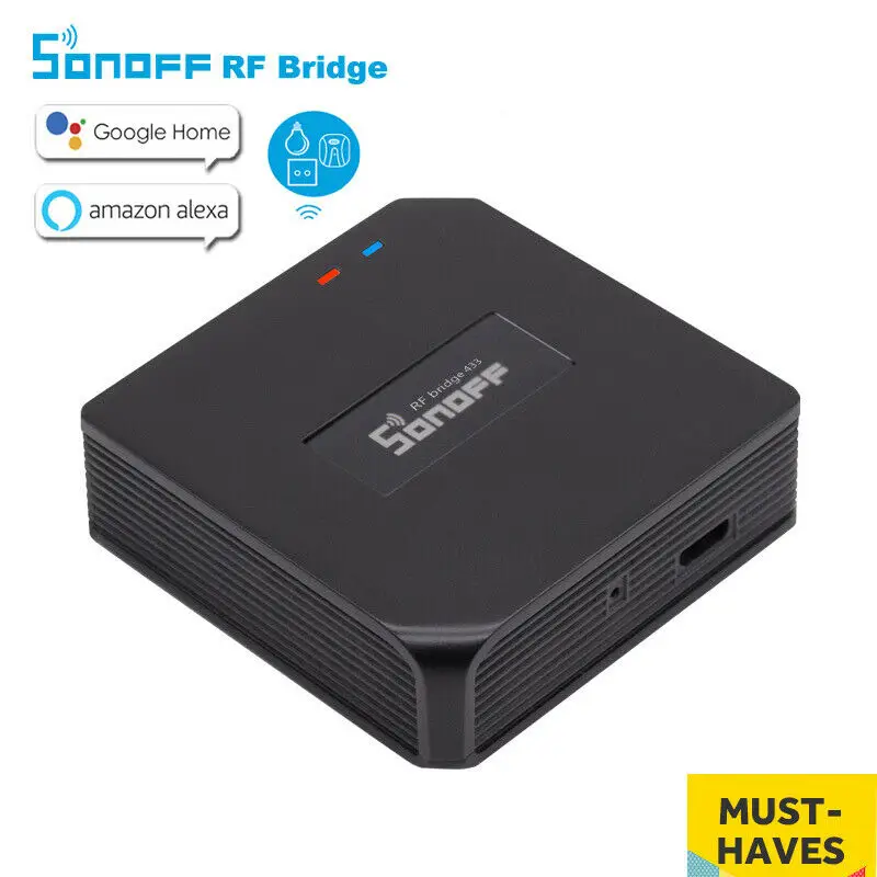 Интеллектуальный выключатель света SONOFF RF Bridge шлюз беспроводной WiFi переключатель Smart ПДУ 433 МГц