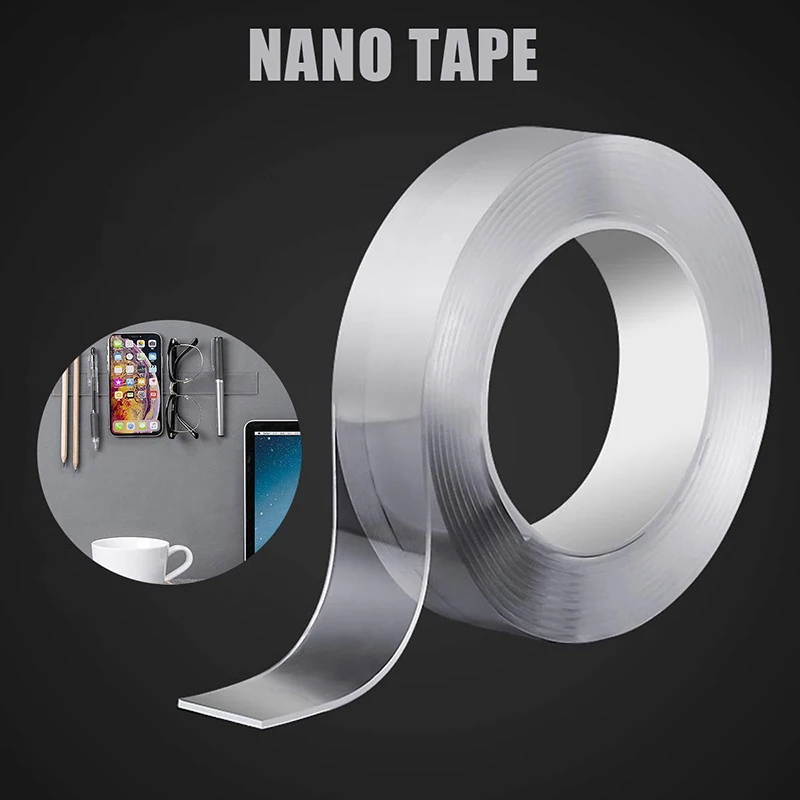 3М прозрачная двухсторонняя лента для лица на самоклеящейся основе для ванной комнаты, водонепроницаемая наклейка для автомобиля, суперпрочный силикон dobble on.