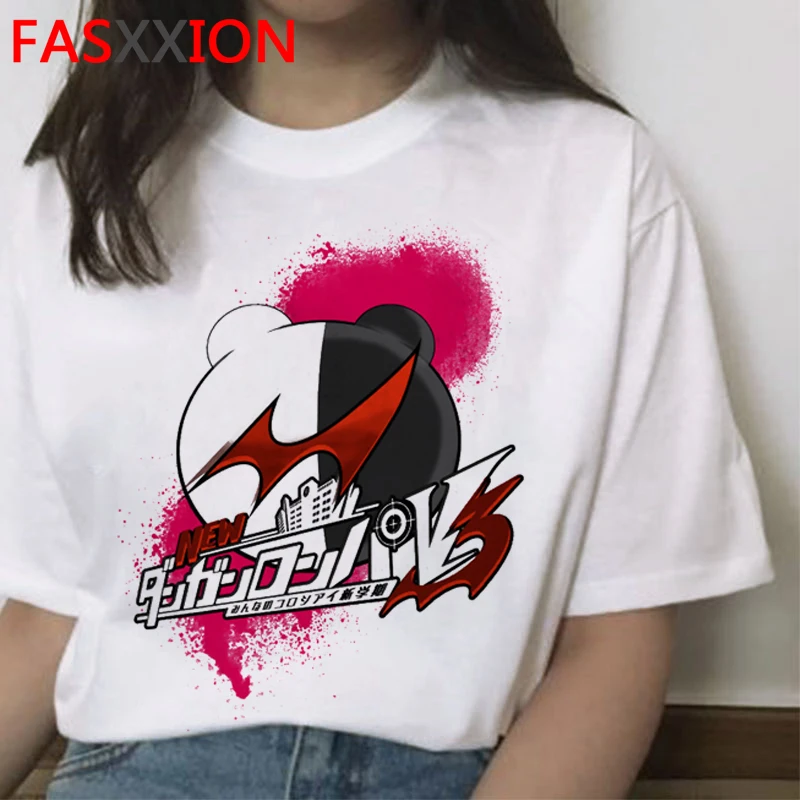 Футболка Ouma Kokichi Danganronpa V3 женская футболка с принтом белая для пары tumblr